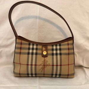 Tan with Brown Burberry mini purse
